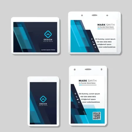 Blank Hard Plastic Holders