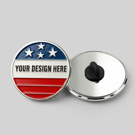 Soft Enamel Political Campaign Pins