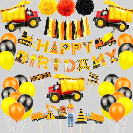 Construction Theme Birthday Kit