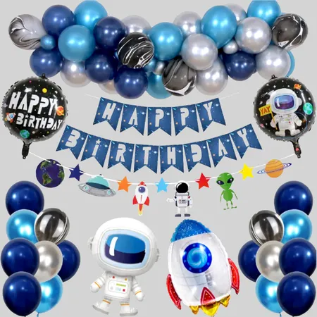 Space Theme Birthday Kit