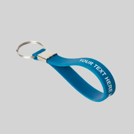 Custom Colorfilled Silicone Keychains