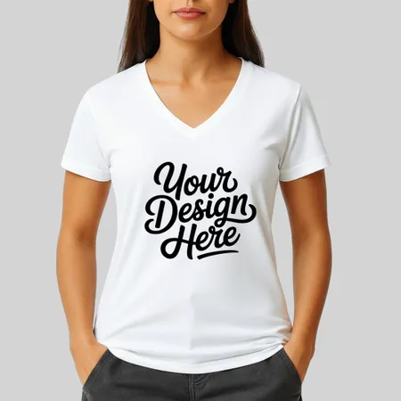 Port & Company ® Women Tri-Blend V-Neck T-Shirt