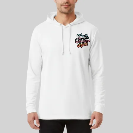 Jerzees Classics™ Unisex Cotton Long Sleeve Hooded T-Shirt