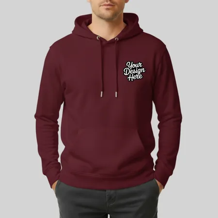 Just Hoods By AWDis Men's 80/20 Midweight College Hooded Sweatshirt