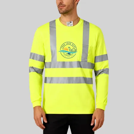 CornerStone® ANSI 107 Class 3 Long Sleeve Snag-Resistant Reflective T-Shirt