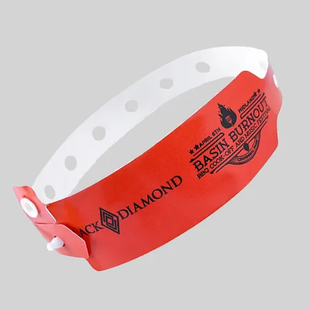 Custom Wide Vinyl Wristbands