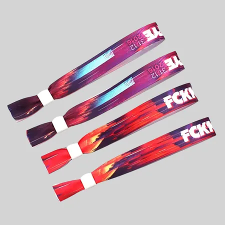 Custom Full Color Satin Wristbands