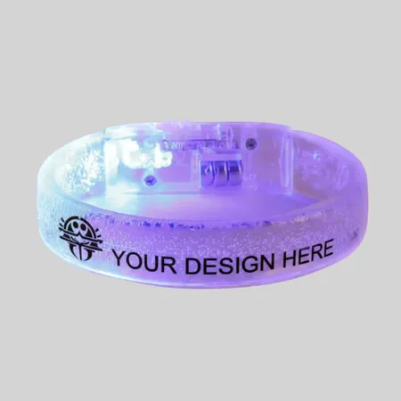 Custom Glow-in-the-Dark LED Party Bracelets