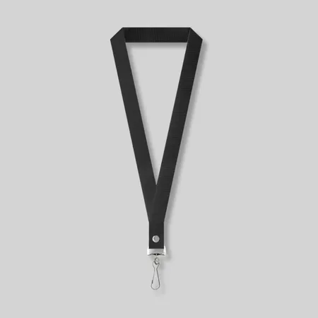 Blank Polyester Lanyard with Silver Hook – Pack of 50