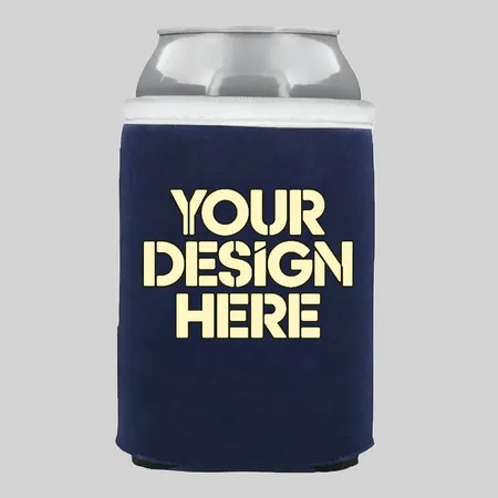 White Border Can Coolers