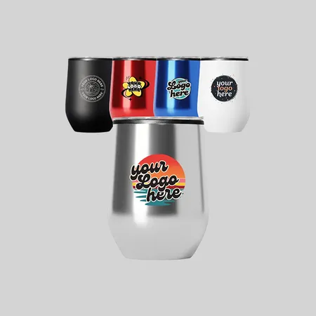 12 oz Stainless Steel Wine Tumbler Gift Set