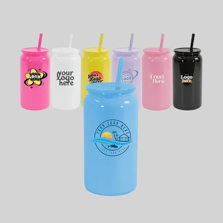 16 oz Glass-Lined Stainless Steel Tumbler