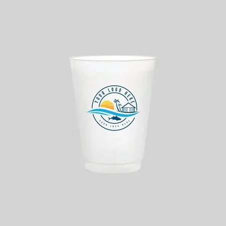 12 oz Frosted Plastic Cup