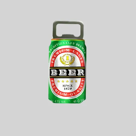 Beer Can-Shaped Bottle Opener