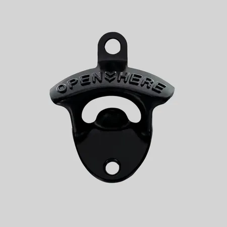 Black Bottle Opener