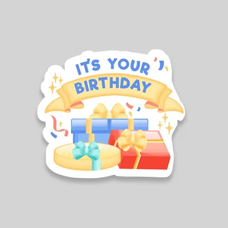 Custom Birthday Stickers