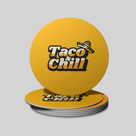 Custom Vinyl Coasters