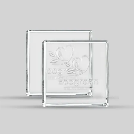 Customized Crystal Carving Coaster