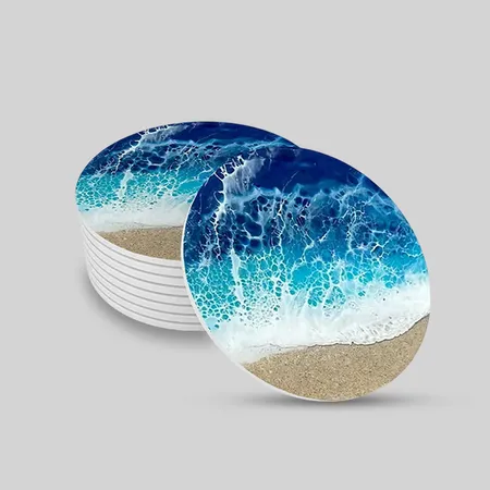 Custom Resin Coaster