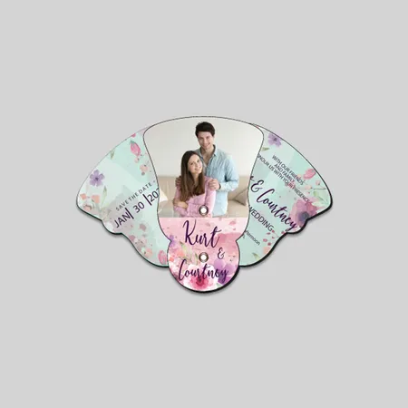 4 Part Expandable Bell Hand Fan