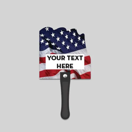 Flag Hand Fan