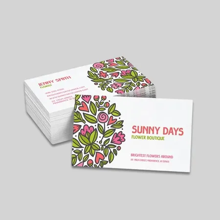 Custom Linen Uncoated Business Cards