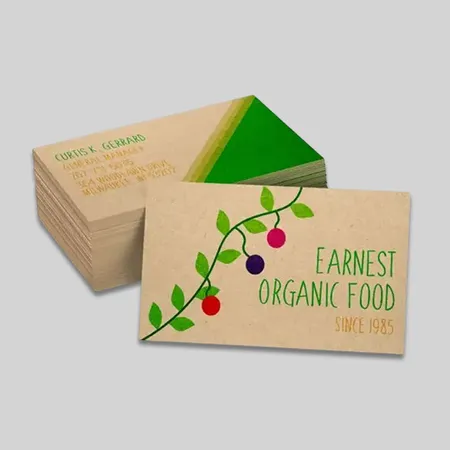 Custom Brown Kraft Business Cards