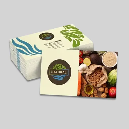 Custom Natural Business Cards