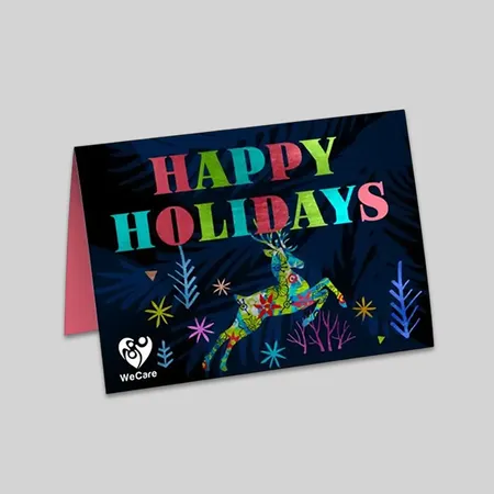 Custom 16PT C2S Akuafoil Greeting Cards