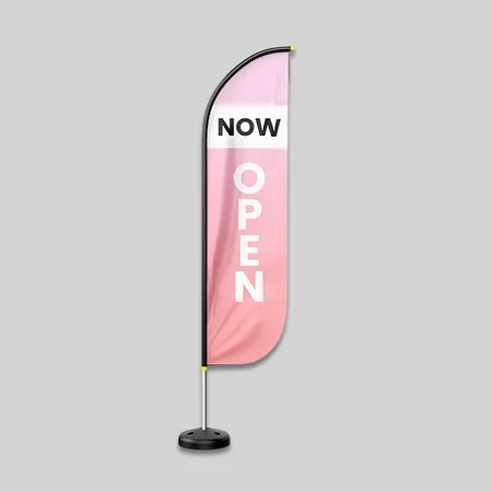 Custom Now Open Flags