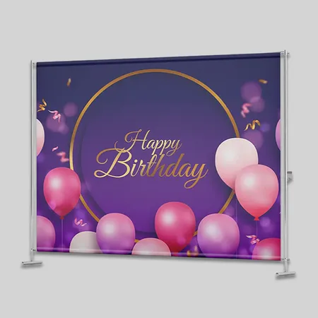 Custom Adjustable Banners With Stand