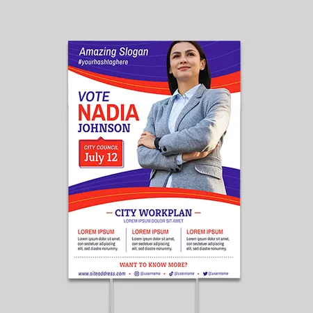 Custom Political Yard Signs