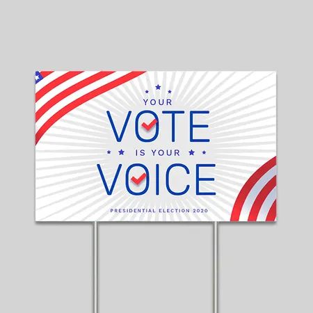 Custom Campaign Yard Signs