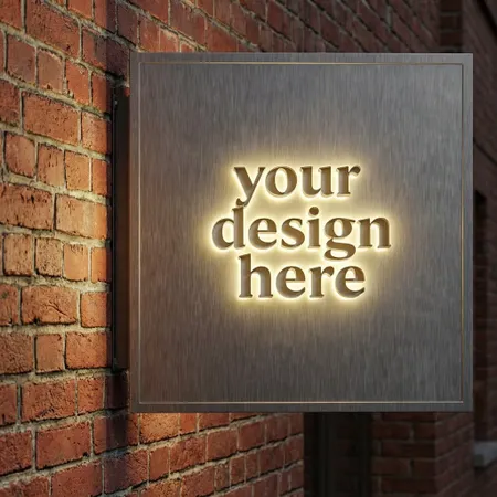 Laser Cutout Back Lit Light Boxes