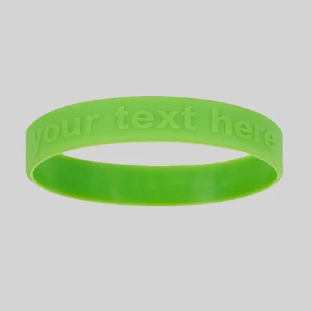 Custom Embossed Wristbands