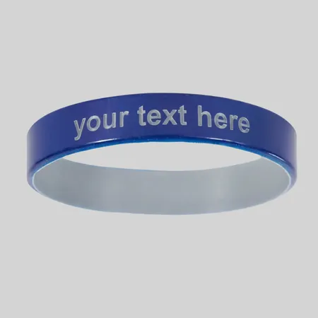 Custom Dual Layer Wristbands