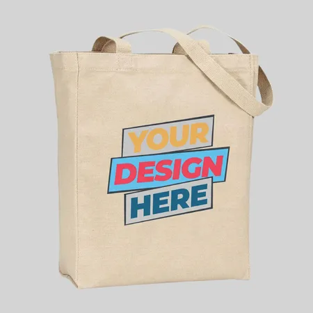 Full Side Gusset Cotton Tote Bags (Natural)