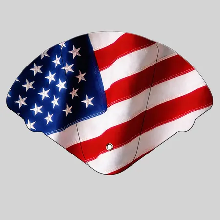 USA Flag Expandable Hand Fan