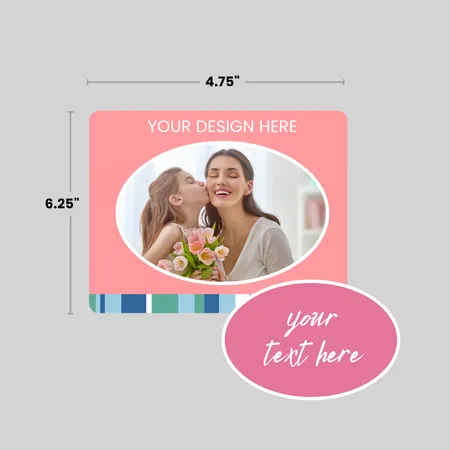 Jumbo Picture Frame Magnet - Oval Punch Out