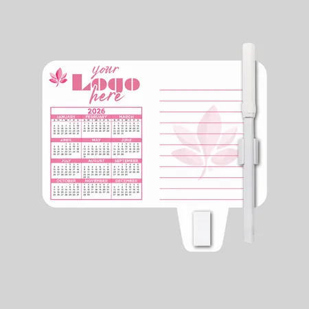 Calendar / Memo Magnet with Clip