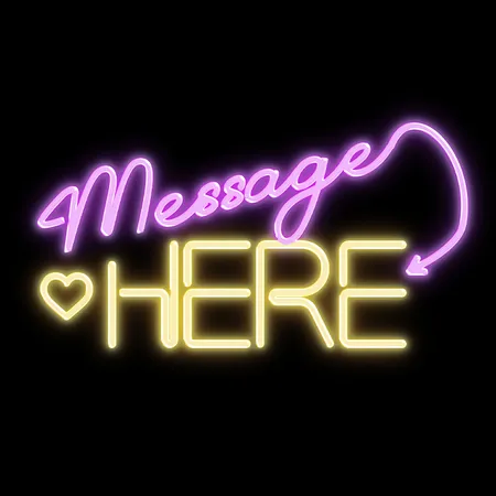 Custom Message Neon Signs