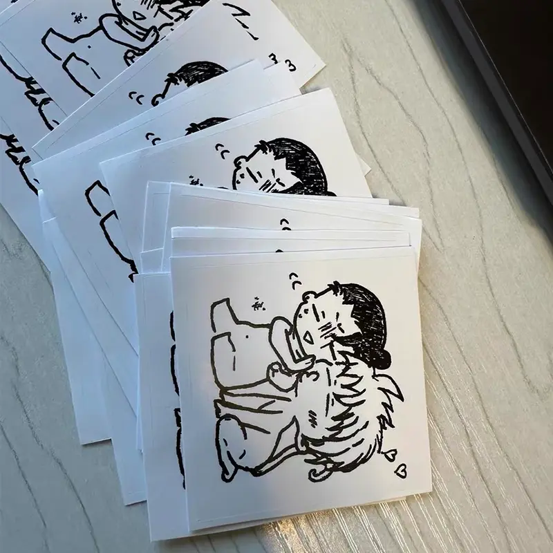 Custom Square Stickers customer photo 2
