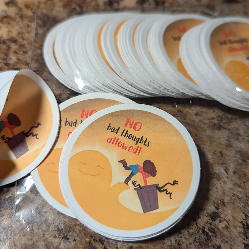 Custom Square Stickers customer photo 4
