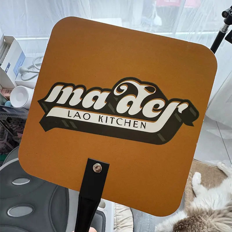 Flag Hand Fan customer photo 1