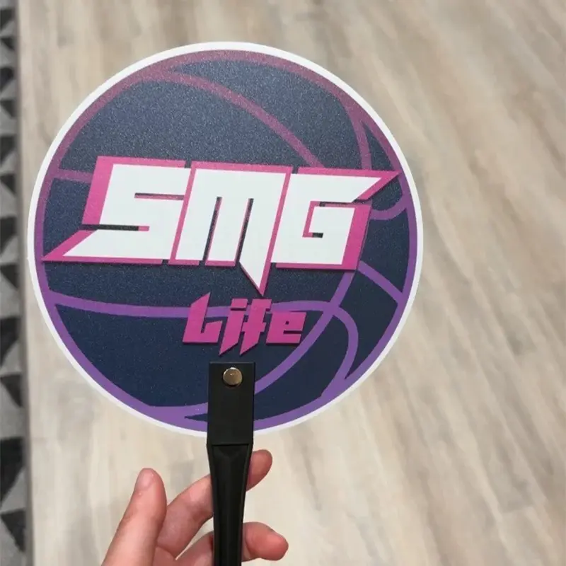 Flag Hand Fan customer photo 5