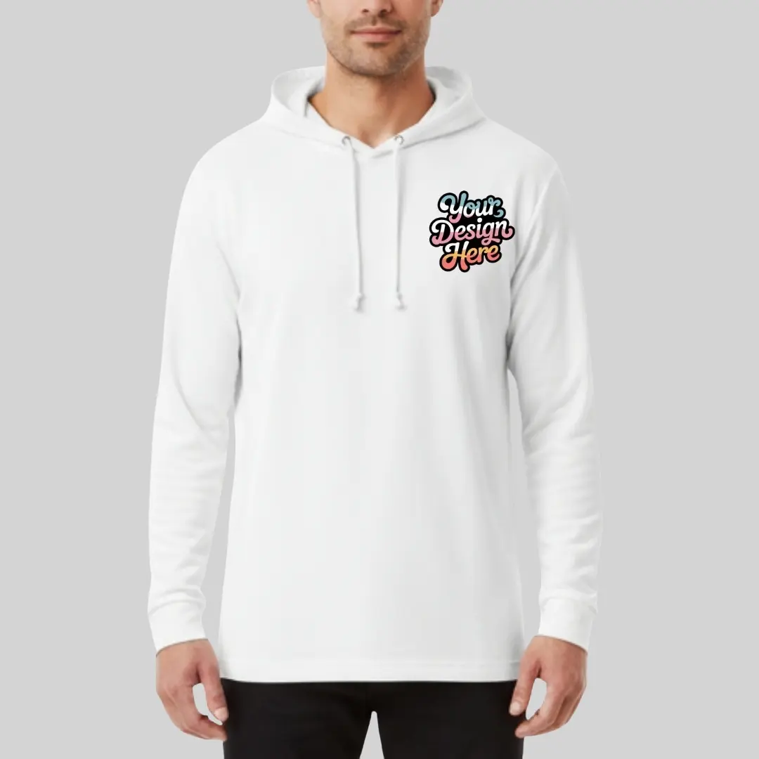 Jerzees Classics™ Unisex Cotton Long Sleeve Hooded T-Shirt