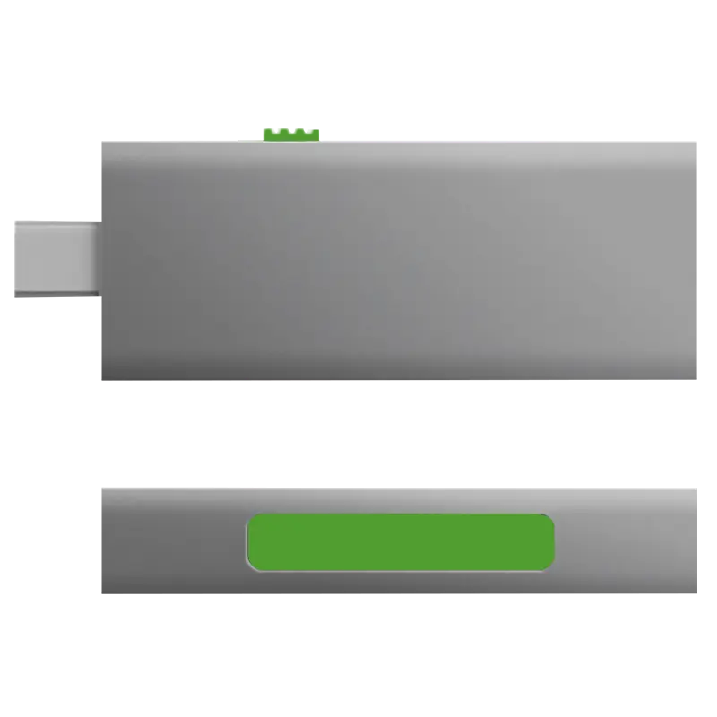 Gunmetal Gray &amp; Green