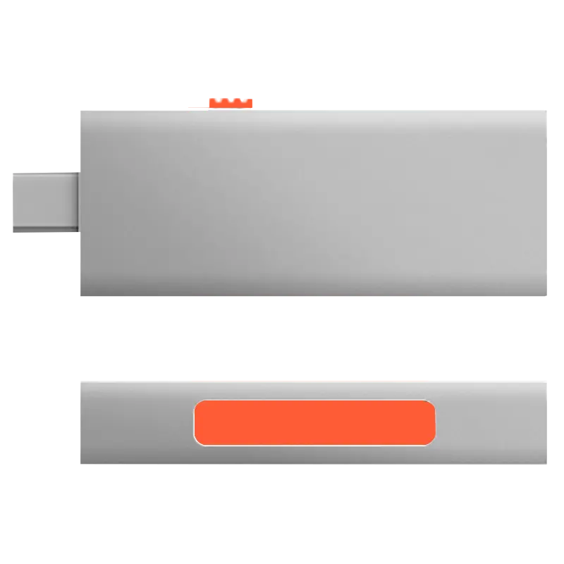 Silver &amp; Orange