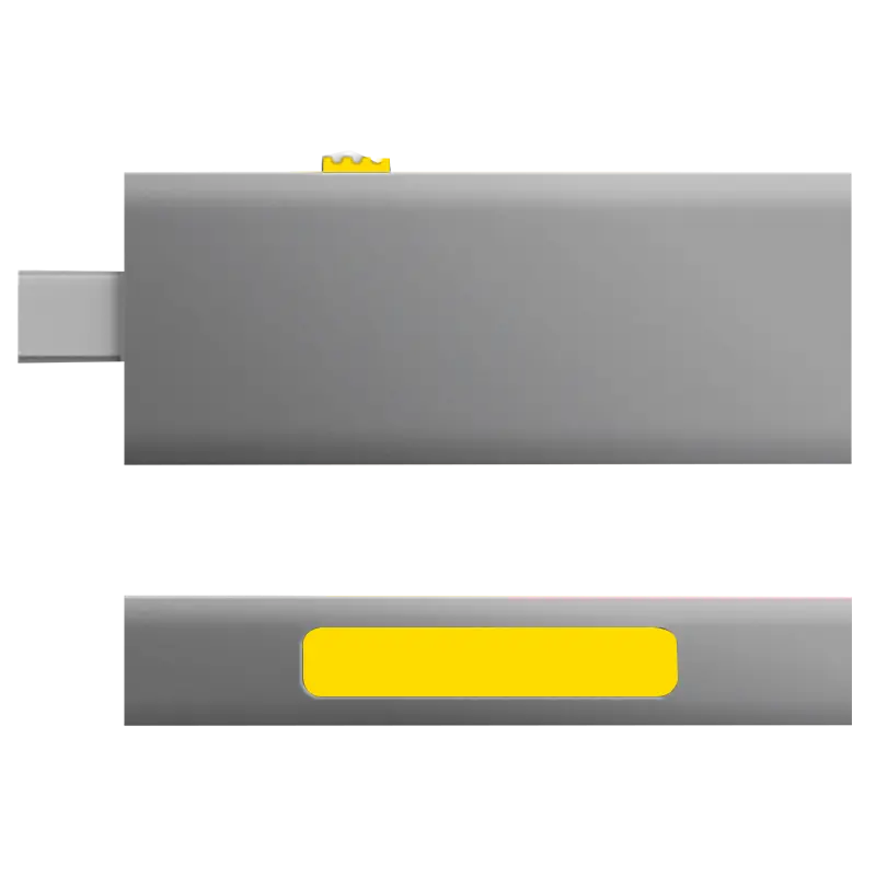 Gunmetal Gray &amp; Yellow