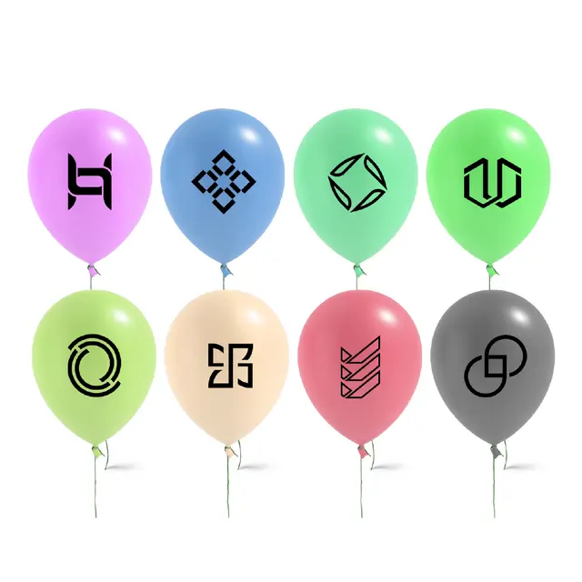 9" Latex Balloons view 6